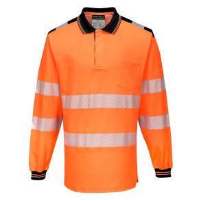 PW3 Hi-Vis Langrmet Polo