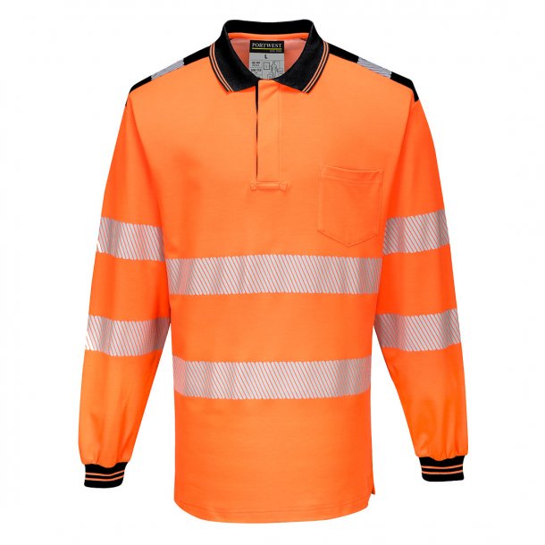 PW3 Hi-Vis Langrmet Polo