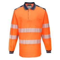 PW3 Hi-Vis Langrmet Polo