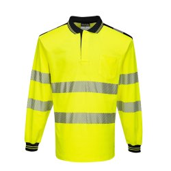 PW3 Hi-Vis Langrmet Polo