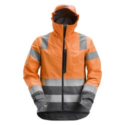 AllroundWork, High-Vis vandtt skaljakke, klasse 3