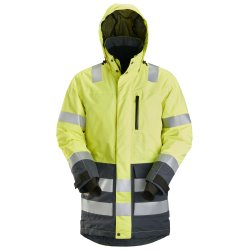 AllroundWork, High-Vis vandtt vinterparka, klasse 3
