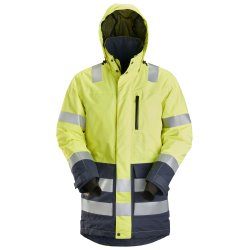 AllroundWork, High-Vis vandtt vinterparka, klasse 3