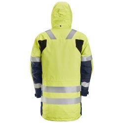 AllroundWork, High-Vis vandtt vinterparka, klasse 3