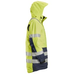 AllroundWork, High-Vis vandtt vinterparka, klasse 3