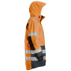 AllroundWork, High-Vis vandtt vinterparka, klasse 3