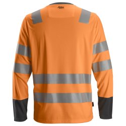 AllroundWork, High-Vis langrmet T-shirt, klasse 2