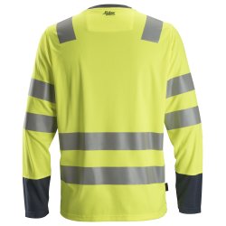AllroundWork, High-Vis langrmet T-shirt, klasse 2