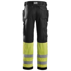 High-Vis buks i bomuld med hylsterlommer, klasse 1