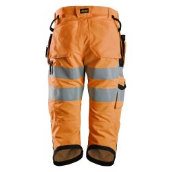 LiteWork, High-Vis piratbuks+ med hylsterlommer, klasse 2