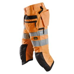 LiteWork, High-Vis piratbuks+ med hylsterlommer, klasse 2