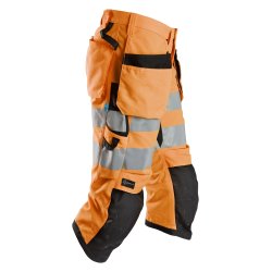 LiteWork, High-Vis piratbuks+ med hylsterlommer, klasse 2