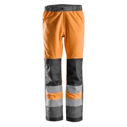 AllroundWork, High-Vis vandttte skalbukser, klasse 2