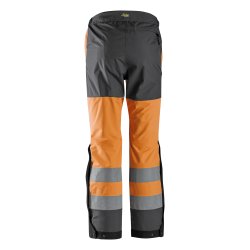 AllroundWork, High-Vis vandttte skalbukser, klasse 2