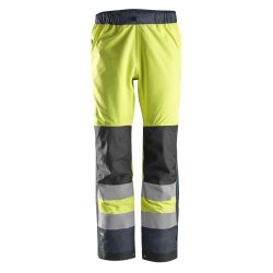 AllroundWork, High-Vis vandttte skalbukser, klasse 2