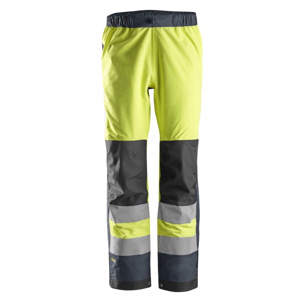 AllroundWork, High-Vis vandttte skalbukser, klasse 2