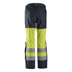 AllroundWork, High-Vis vandttte skalbukser, klasse 2