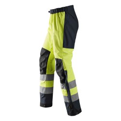 AllroundWork, High-Vis vandttte skalbukser, klasse 2