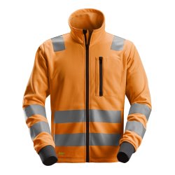 AllroundWork, High-Vis jakke med lang lynls, klasse 2/3