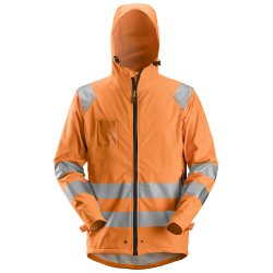 High-Vis PU regnjakke, klasse 3