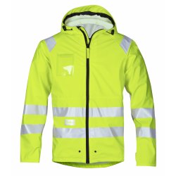High-Vis PU regnjakke, klasse 3