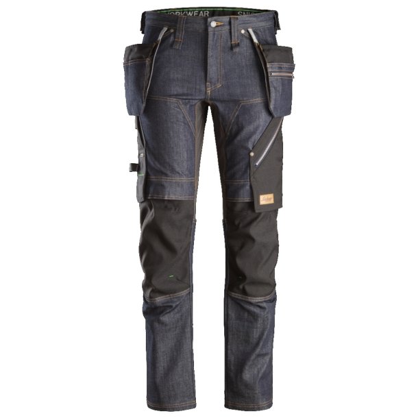 FlexiWork, Denim arbejdsbukser+ med hylsterlommer