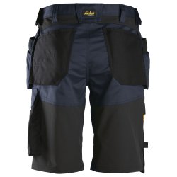 AllroundWork, Stretch shorts med loose fit og hylsterlommer