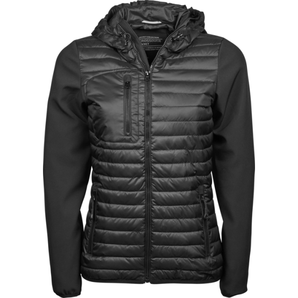 Hooded crossover jacket STYLE 9629