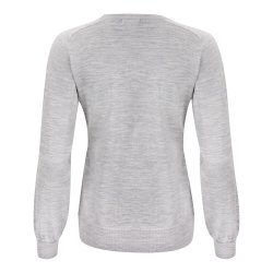 Merino Pullover med v-hals Dame