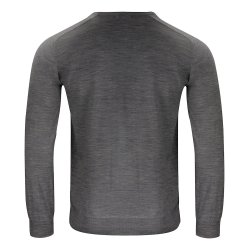 Merino Pullover med rund hals Herre