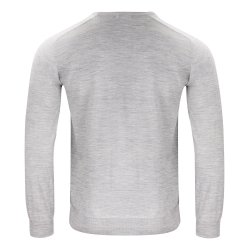 Merino Pullover med rund hals Herre