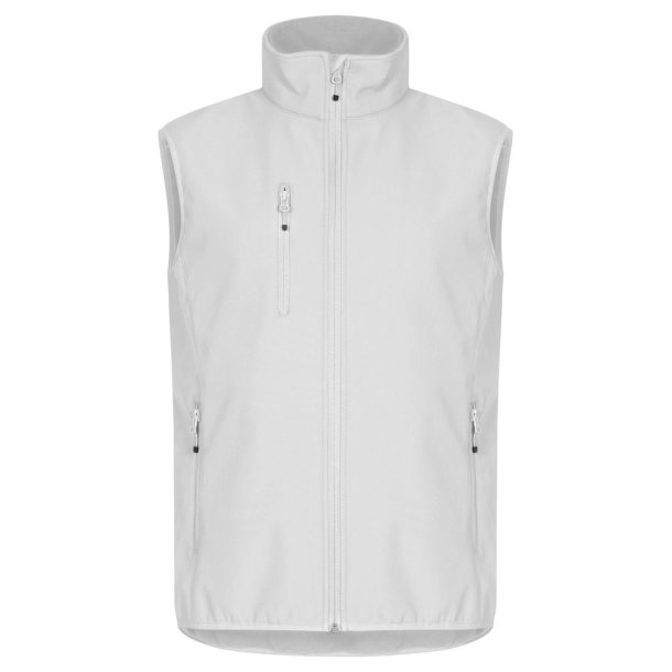 Klassisk  Softshell Herre Vest L Hvid (00)