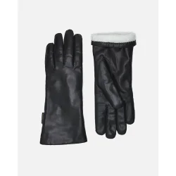 Skindhandske med pelsfor