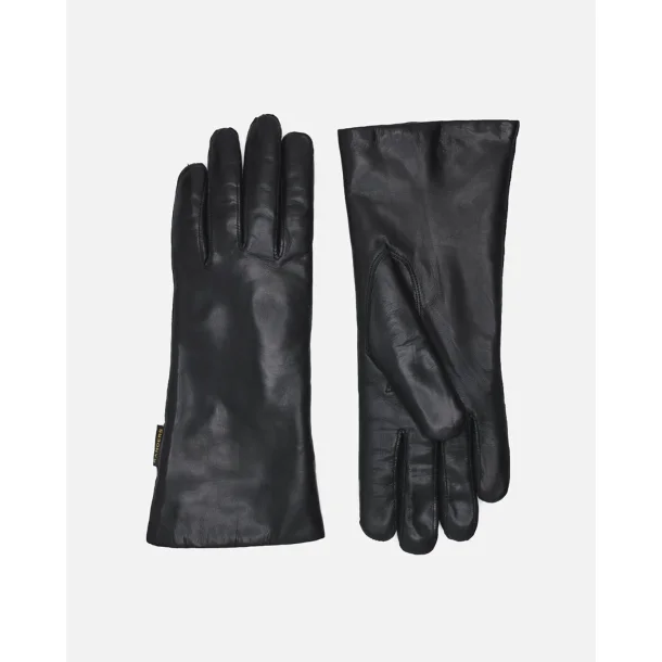 Skindhandske med pelsfor