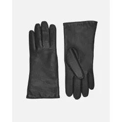 Skindhandske med varmt Strikfoer