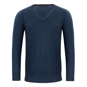 Merino Pullover med v-hals Herre