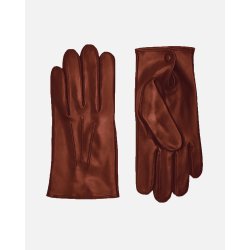 Skindhandske med strikfor